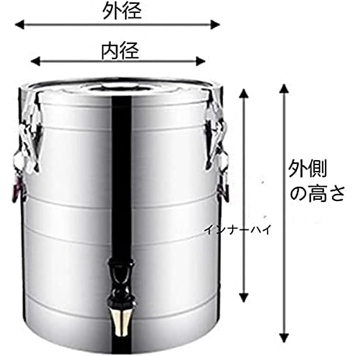 Amazon.co.jp: REENEW ウォータージャグ タンク 保温ジャグ ステンレス